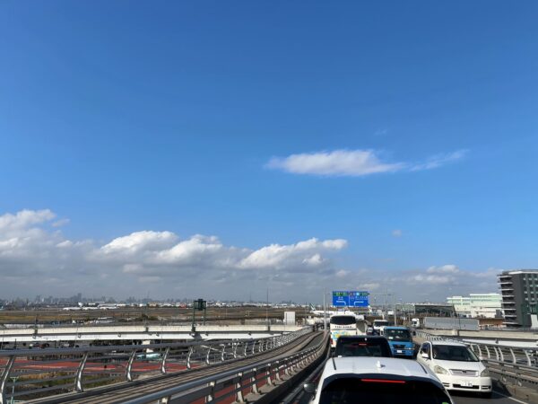 多摩川スカイブリッジから羽田空港の画像
