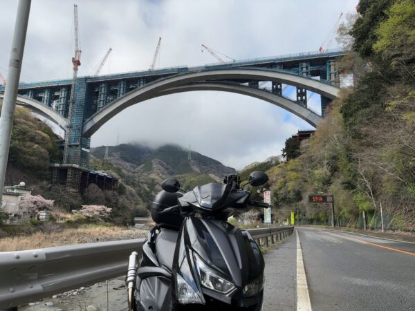 河内川橋（仮称）とシグナスグリファス画像