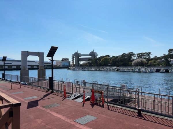 沼津みなと新鮮館から見る海画像