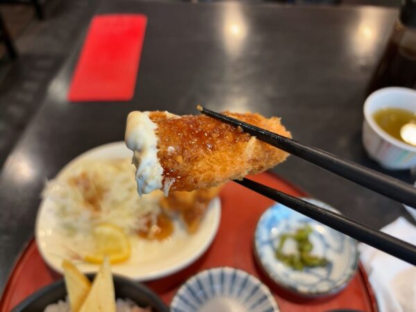 さすよ亭のキンメのフライ画像