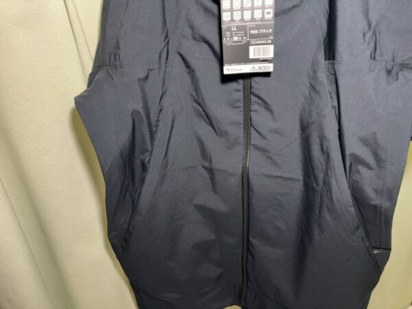 エックスシェルター(R)超透放湿レインジャケットフロントファスナー画像