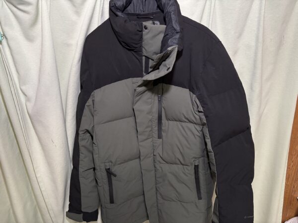 エックスシェルター(R)断熱αプレミアムギガパフダウンコート洗濯後画像