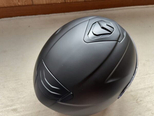コミネ FRP ジェットヘルメット マットブラック L HK-172上部画像