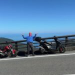 山伏峠で7型シグナスとベネリTNT125と桃レンジャー画像