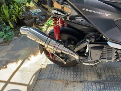 7型シグナスXにウインドジャマーズスネークコーンパイプ画像