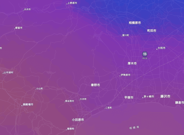 天気アプリ画像