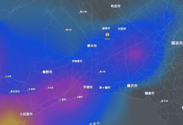 天気アプリの画像