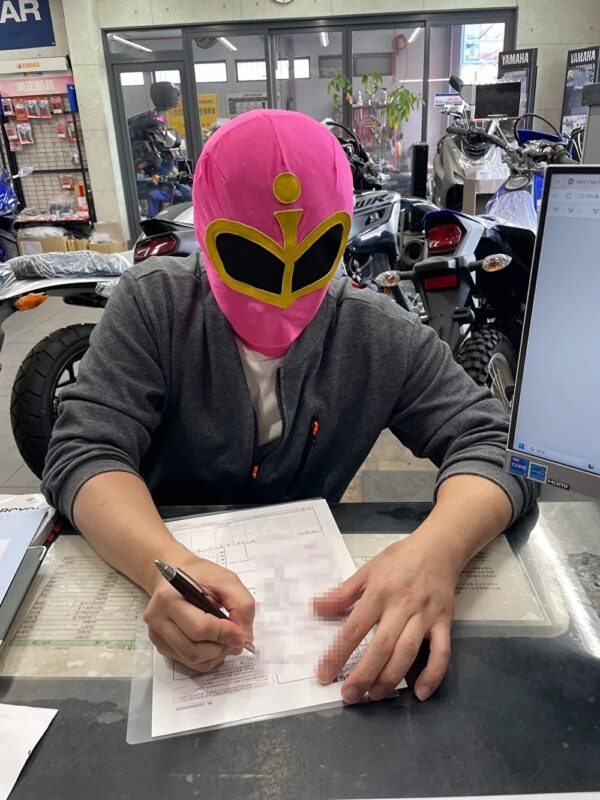 桃レンジャー契約画像